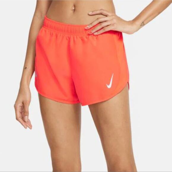 Nike Orange and Black Running Active Athletic Shorts Plus‎ Size 2X New - Picture 11 of 11